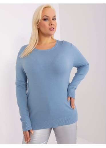 Svetlomodrý pulóver