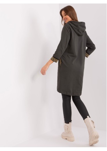 Tmavosivá dlhá mikina