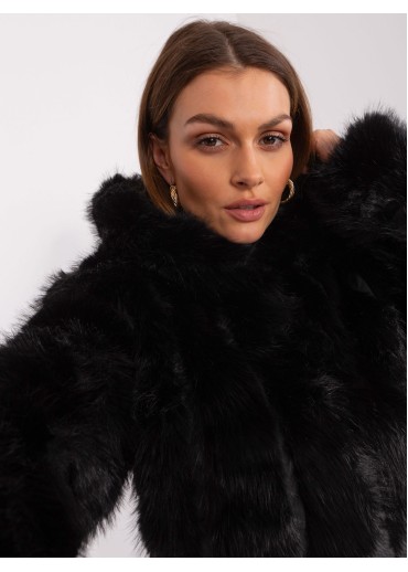 Čierna krátka bunda