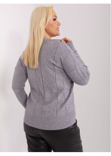 Sivý pulóver