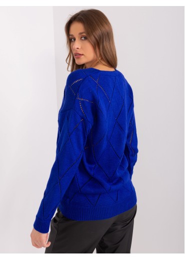 Kobaltovo modrý sveter