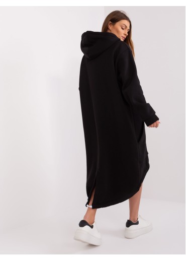 Čierna dlhá mikina