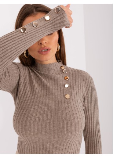 Kapučínovo hnedý polorolák