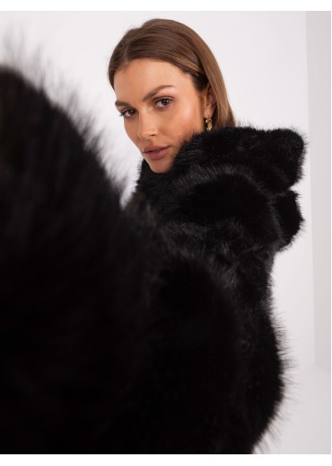 Čierna krátka bunda