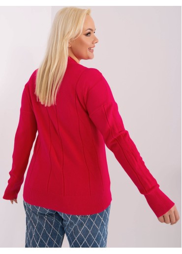 Fuchsiovo ružový pulóver