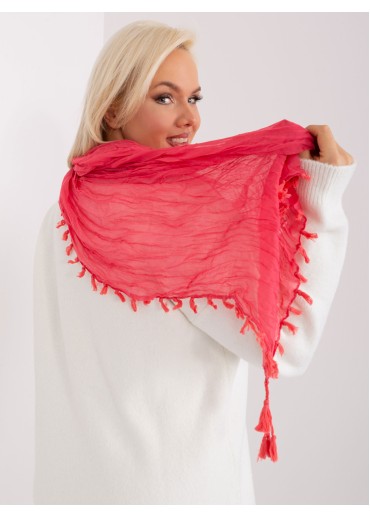 Koralovo ružová šatka