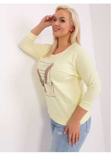 Vanilkovo žlté tričko s potlačou