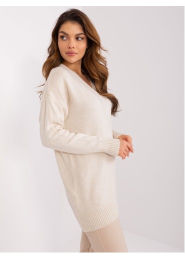 Béžovo hnedý sveter