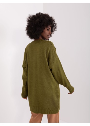 Khaki zelený sveter