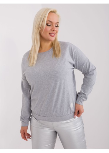 Sivé tričko s dlhým rukávom