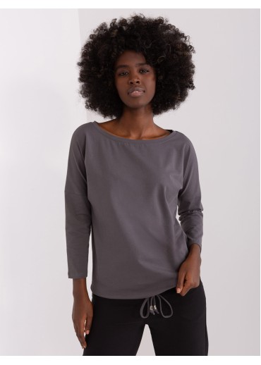 Grafitovo sivé tričko