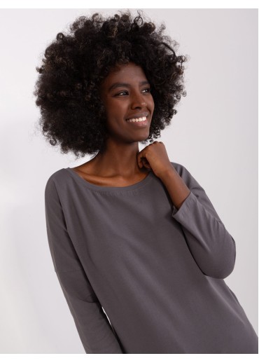 Grafitovo sivé tričko