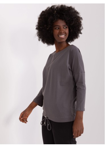 Grafitovo sivé tričko