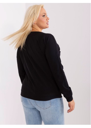 Čierne tričko s dlhým rukávom