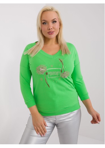 Zelené tričko s potlačou