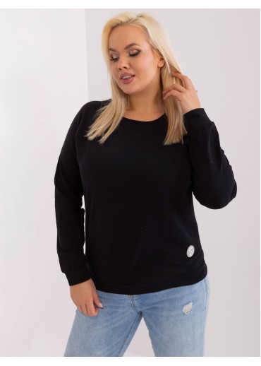 Čierne tričko s dlhým rukávom