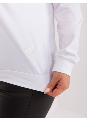 Biele tričko s dlhým rukávom