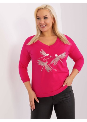 Fuchsiovo ružové tričko vážka