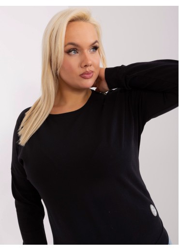 Čierne tričko s dlhým rukávom