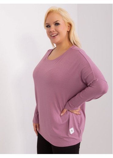 Tmavopúdrovo ružové tričko