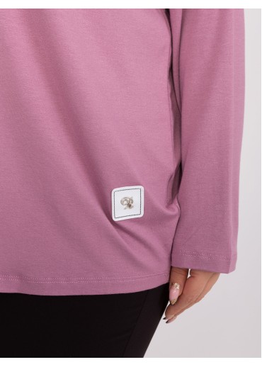 Tmavopúdrovo ružové tričko