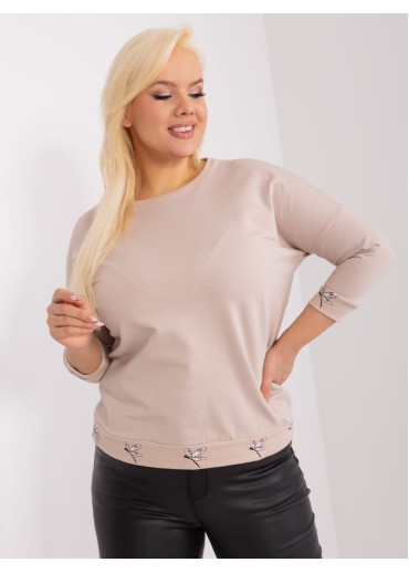 Béžovo hnedé tričko