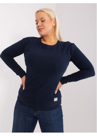 Modré basic tričko
