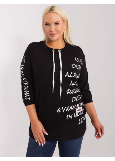 Čierne tričko s potlačou