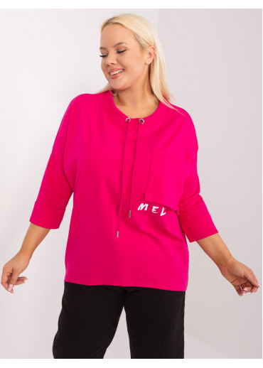 Fuchsiovo ružové tričko