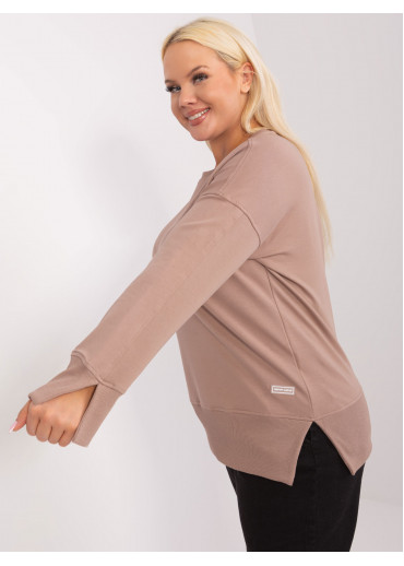 Béžovo hnedé tričko