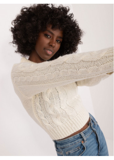 Smotanovo biely pulóver