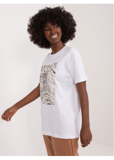Biele tričko s potlačou