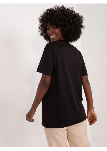 Čierne tričko s potlačou