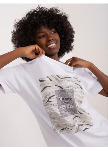 Biele tričko s potlačou
