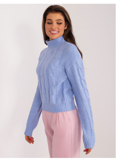 Svetlomodrý pulóver