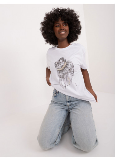 Biele tričko s potlačou