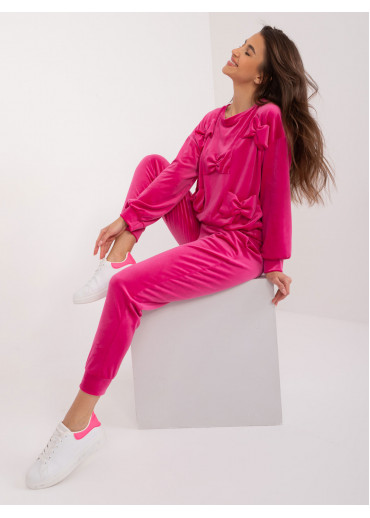 Fuchsiovo ružová tepláková súprava