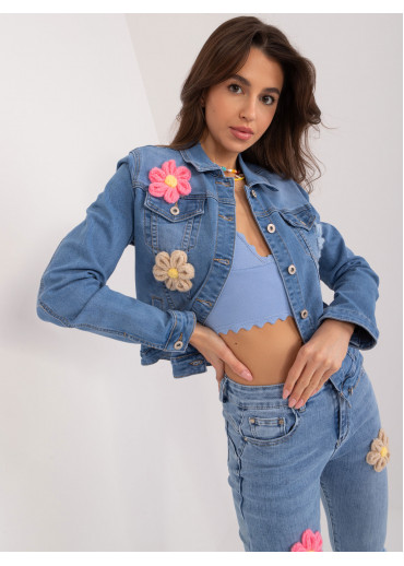 Svetlomodrá džínsová bunda