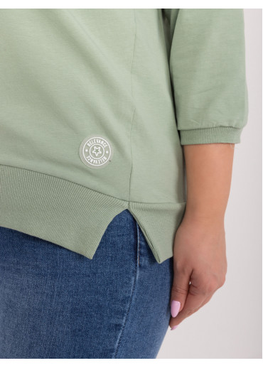 Svetlozelené tričko s potlačou