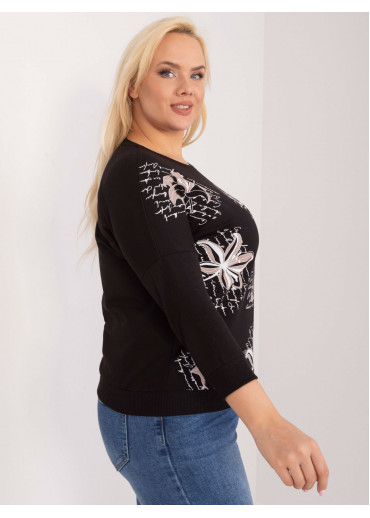 Čierne tričko s potlačou