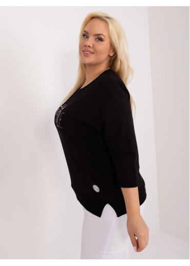 Čierne tričko s potlačou