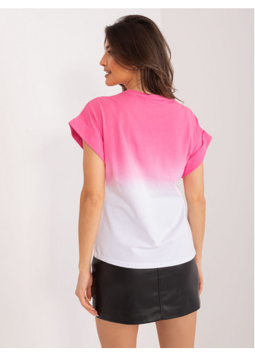 Ružové tričko s potlačou