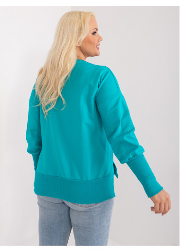 Mätovo zelené tričko s dlhým rukávom