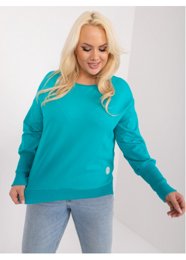 Mätovo zelené tričko s dlhým rukávom