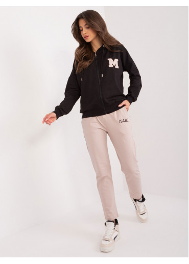 Čierna tepláková súprava