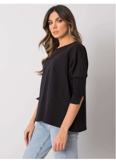 Čierne dámske tričko
