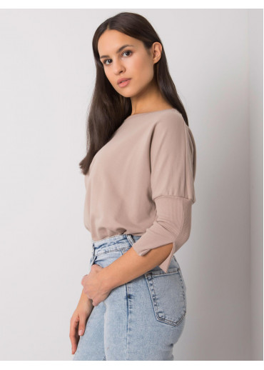 Béžovo hnedé dámske tričko