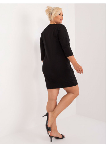 Čierna dámska tunika