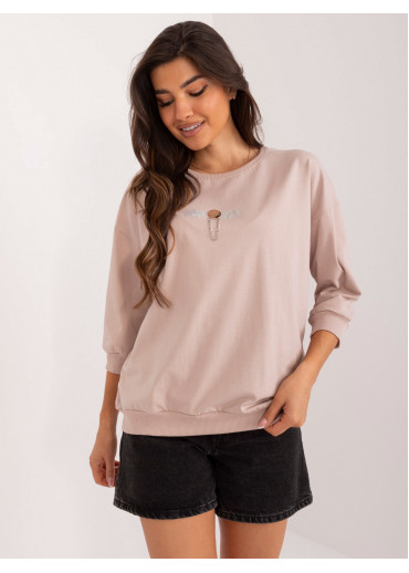 Béžovo hnedé dámske tričko