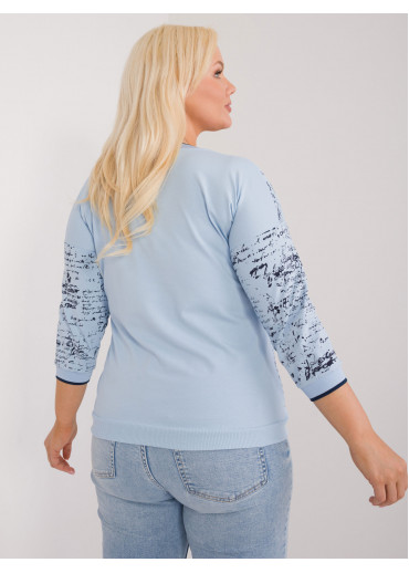 Svetlomodré dámske tričko